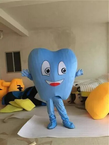 Advertising Tooth Mascot Costume Care Facny Dress Adults Size New US