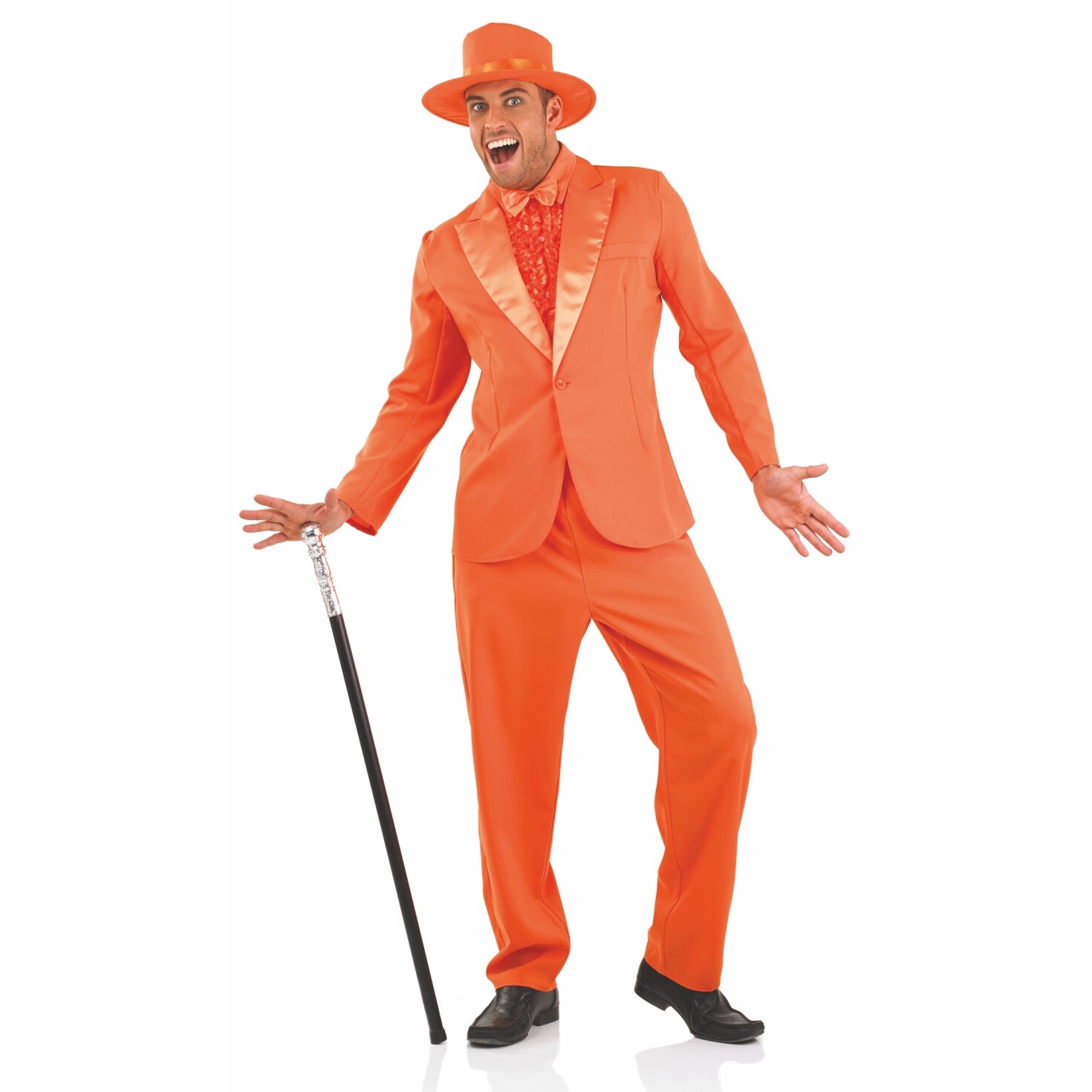 Men`s Lloyd Costume M – XL Adult 90s Dumb & Dumber Orange Suit Halloween Prom