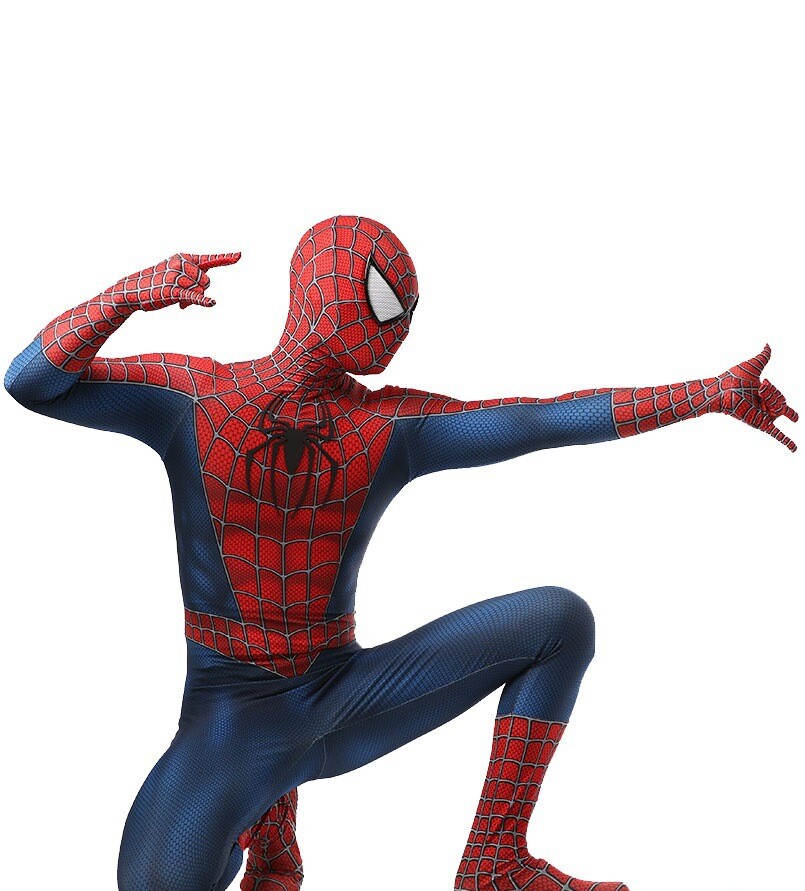 Classic Raimi Spiderman Cosplay Costumes Spider-man 3D Zentai Suit Halloween New