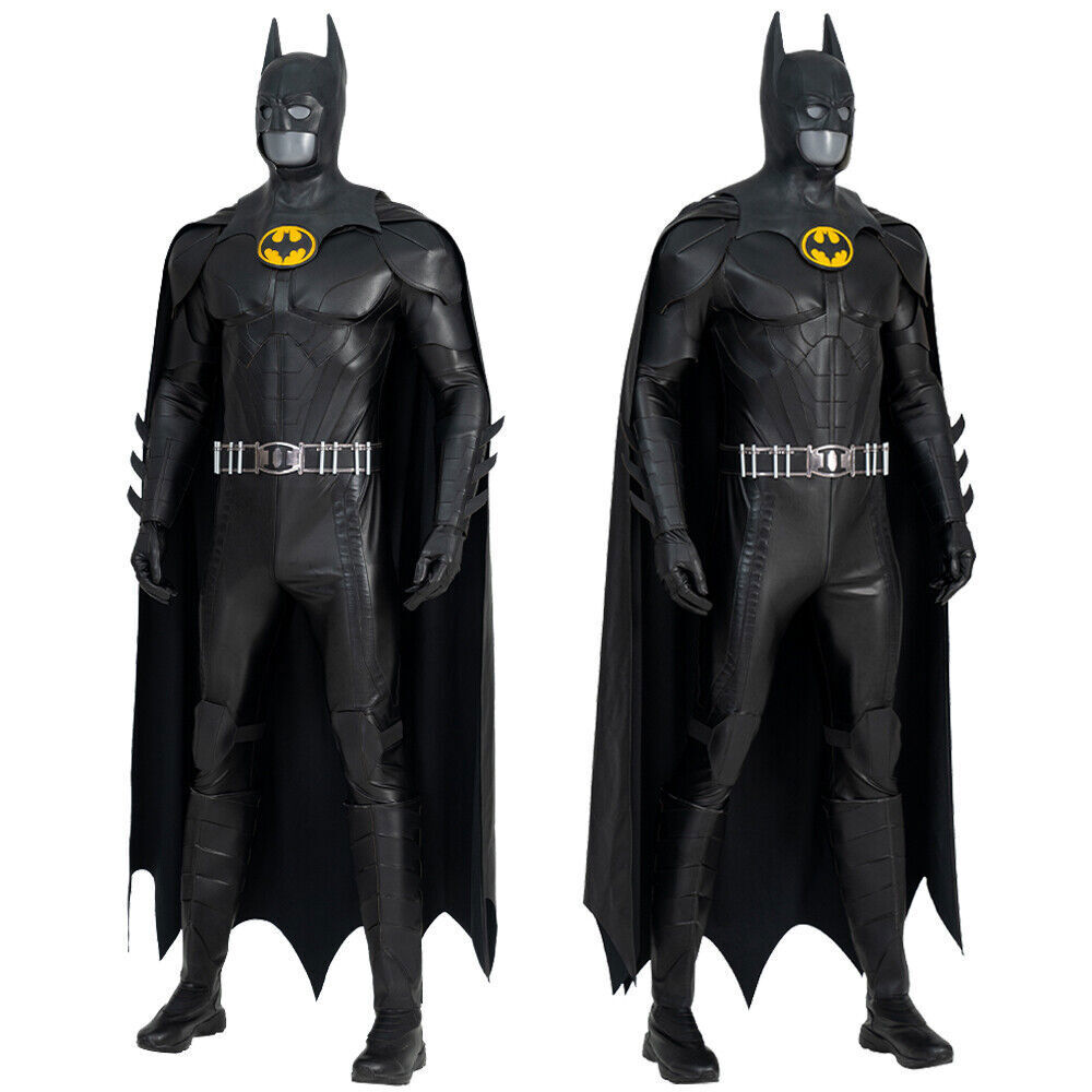 2023 The Flash Batman Michael Keaton Cosplay Costume Jumpsuit Outfits Halloween