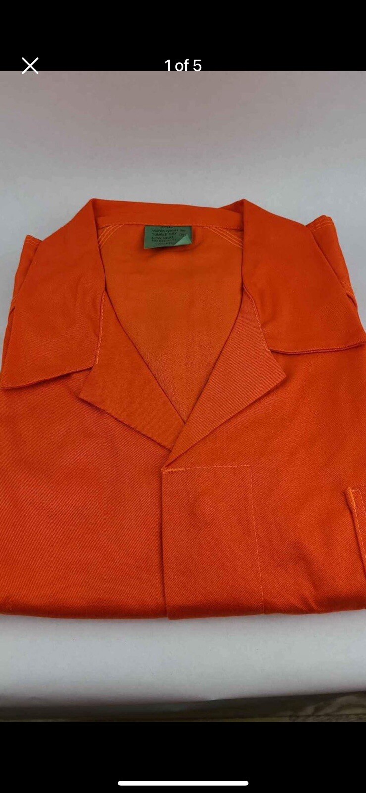 Prison Outfit From DC Jail Size 6XL! Pics Are 3XL But Listing Is For 6XL Size.