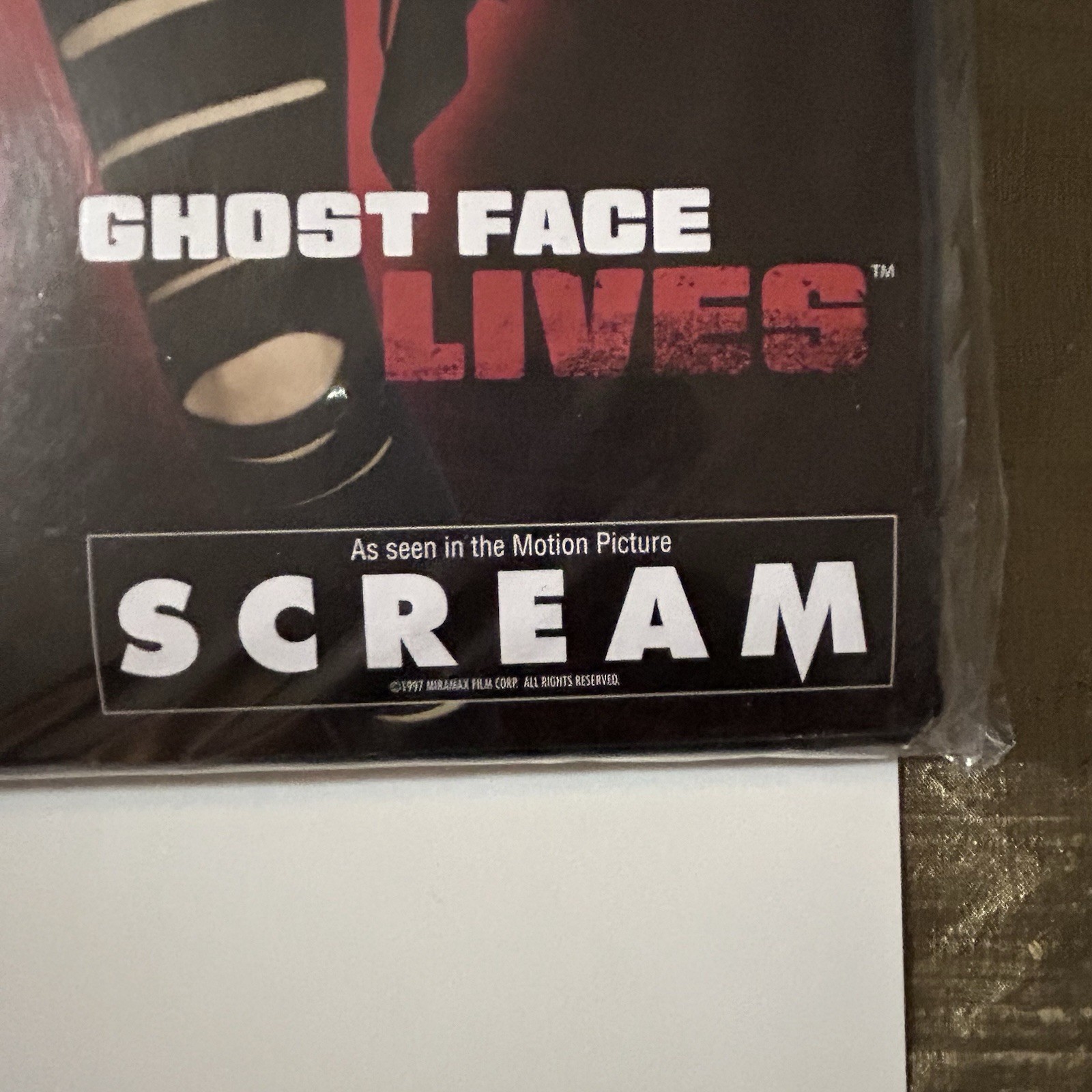 Adult Ghost Face Lives Scream Hooded Poncho Scream Costume One Size 4-14 NEW