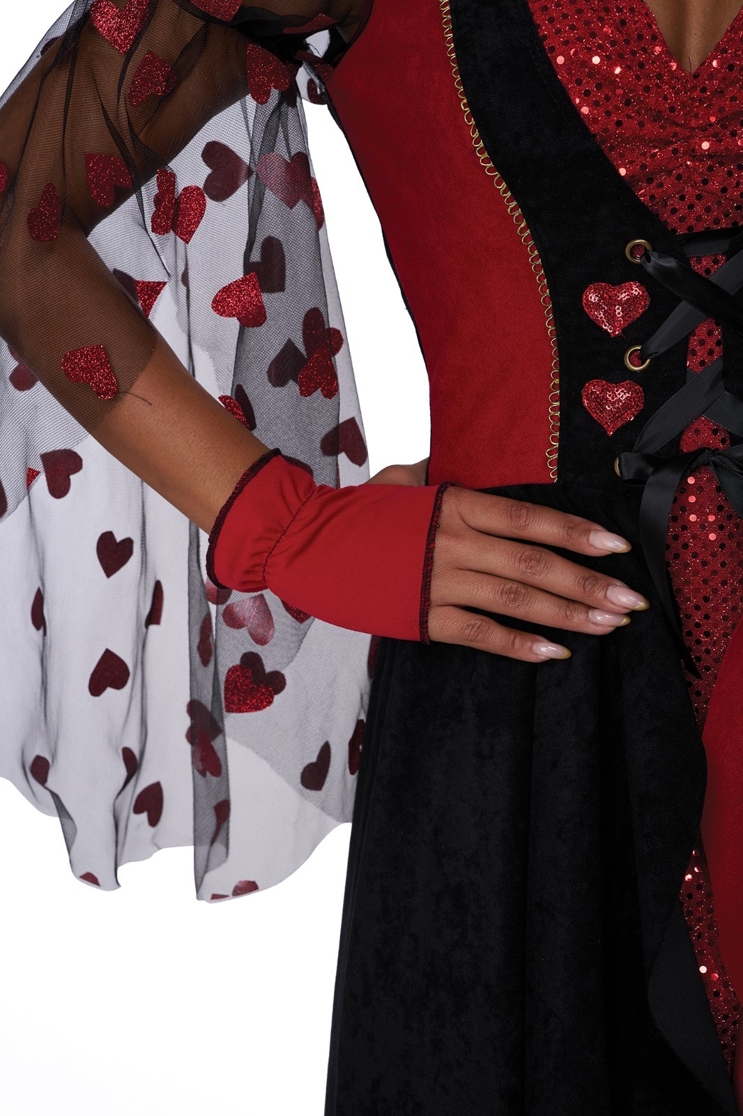 Queen of Hearts Cosplay Dress Alice In Wonderland Adult Costume