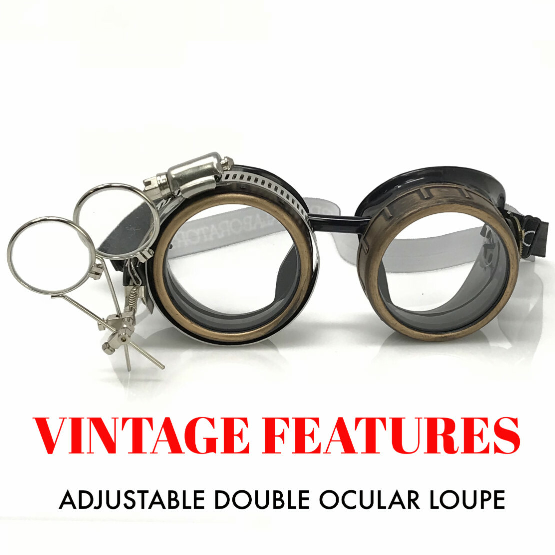 Vintage Victorian Steampunk costume Goggles Cosplay glasses