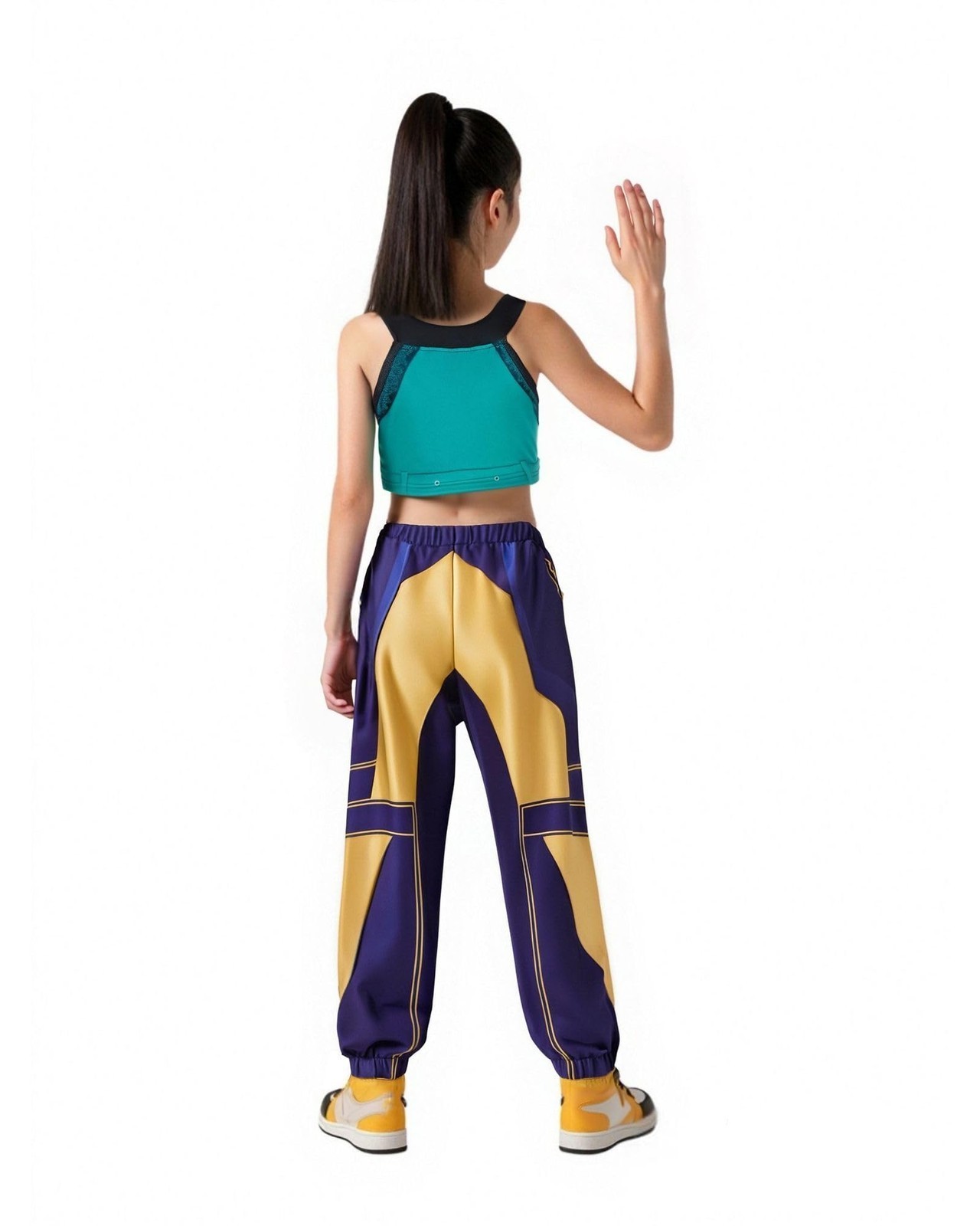 Kids Girls K-Pop: Demon Hunters Rumi Mira Zoey Cosplay Costume Dress Outfits