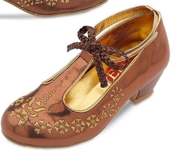 DISNEY STORE ELENA OF AVALOR COSTUME SHOES HEEL SIZE 9 10 11 12