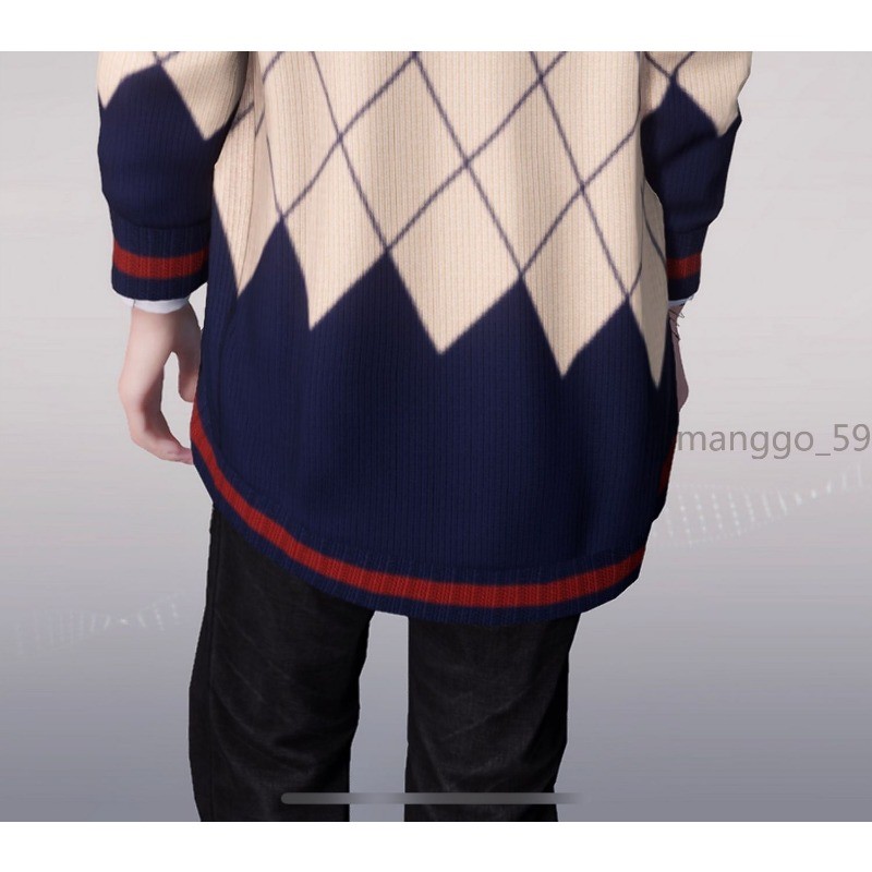 Love and Deepspace Cosplay Rafayel Sweater Fashion Knit Cardigan Outerwear Gift