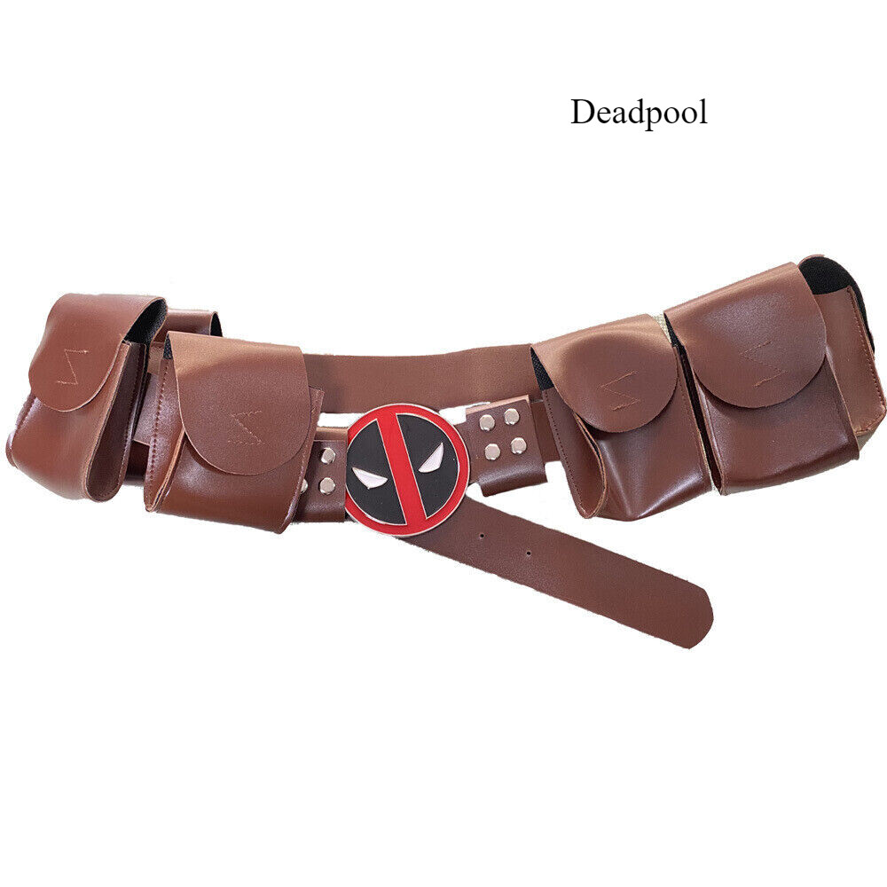Superhero Cosplay Adjustable Waist Belt Deadpool Fancy Props Gift