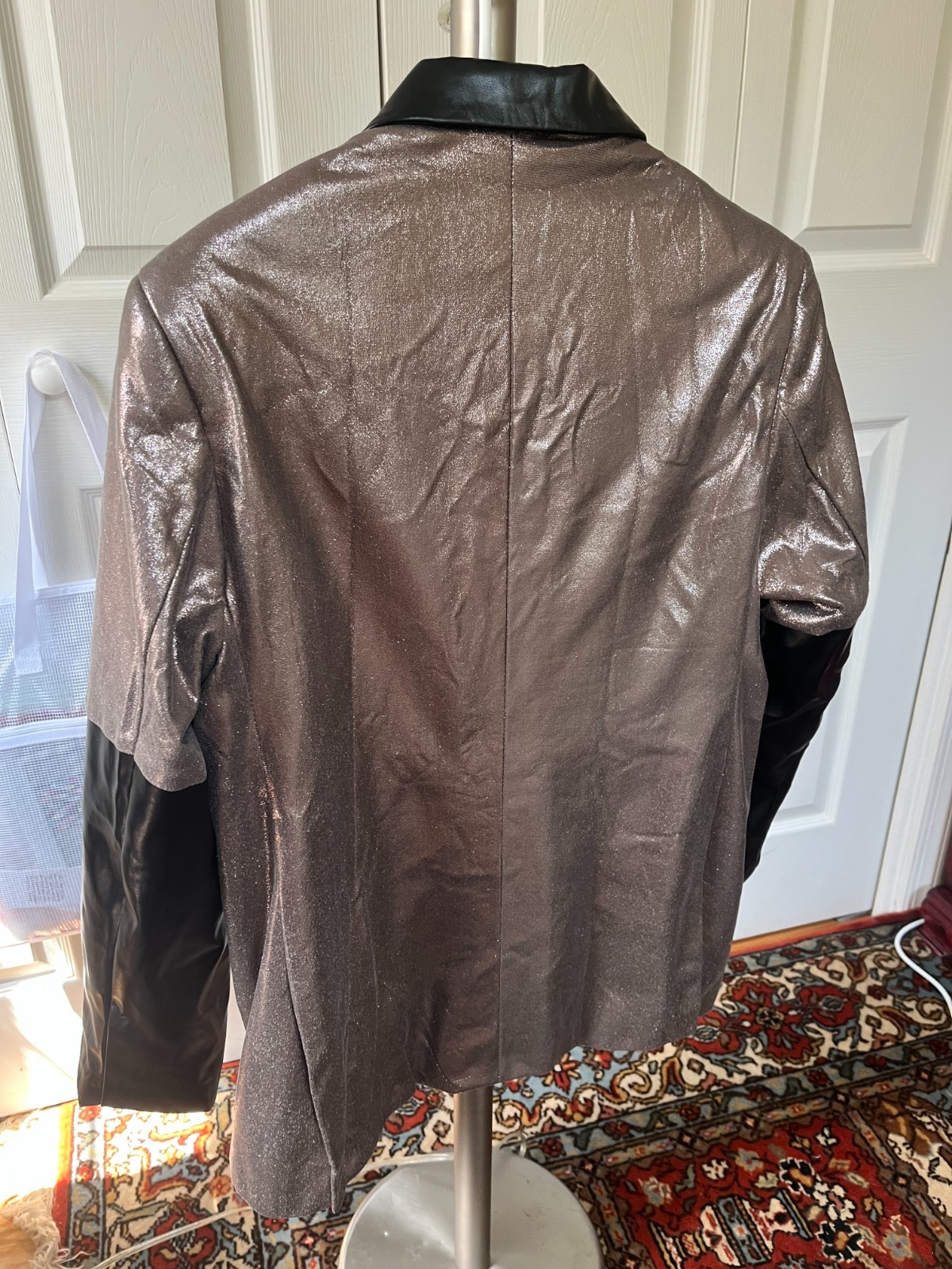 The Band Ghost Papa Emeritus 4/IV/Copia 5/V/Perpetua Silver Jacket Cosplay W XL