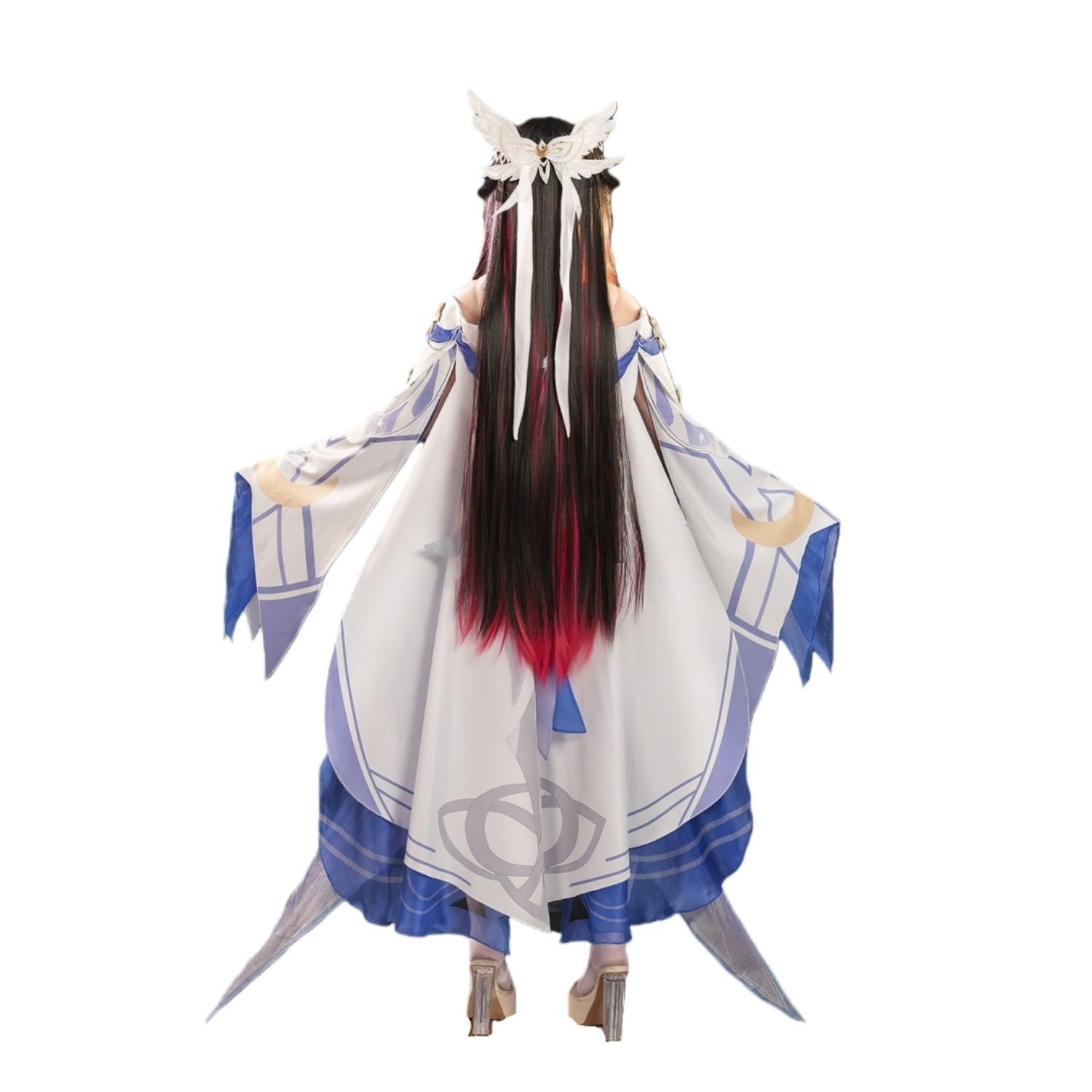 Genshin Impact Columbina Cosplay Costume DokiDoki-R Columbina Hypersalenia Wig