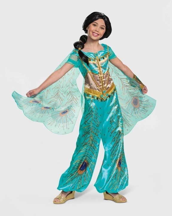 2019 Live Action Aladdin JASMINE Dress Deluxe Costume Disguise Toddler XS 3T 4T