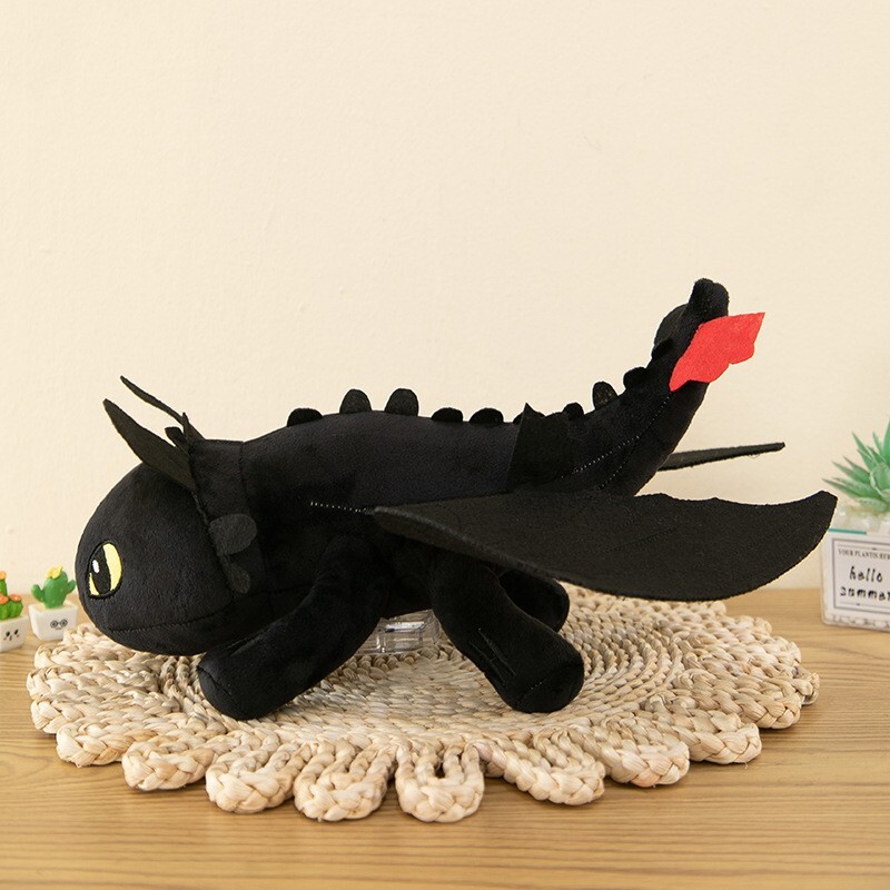 Toothless Dragon Cartoon Car Roof Exterior Decoration Plush with Suction Cup ！！