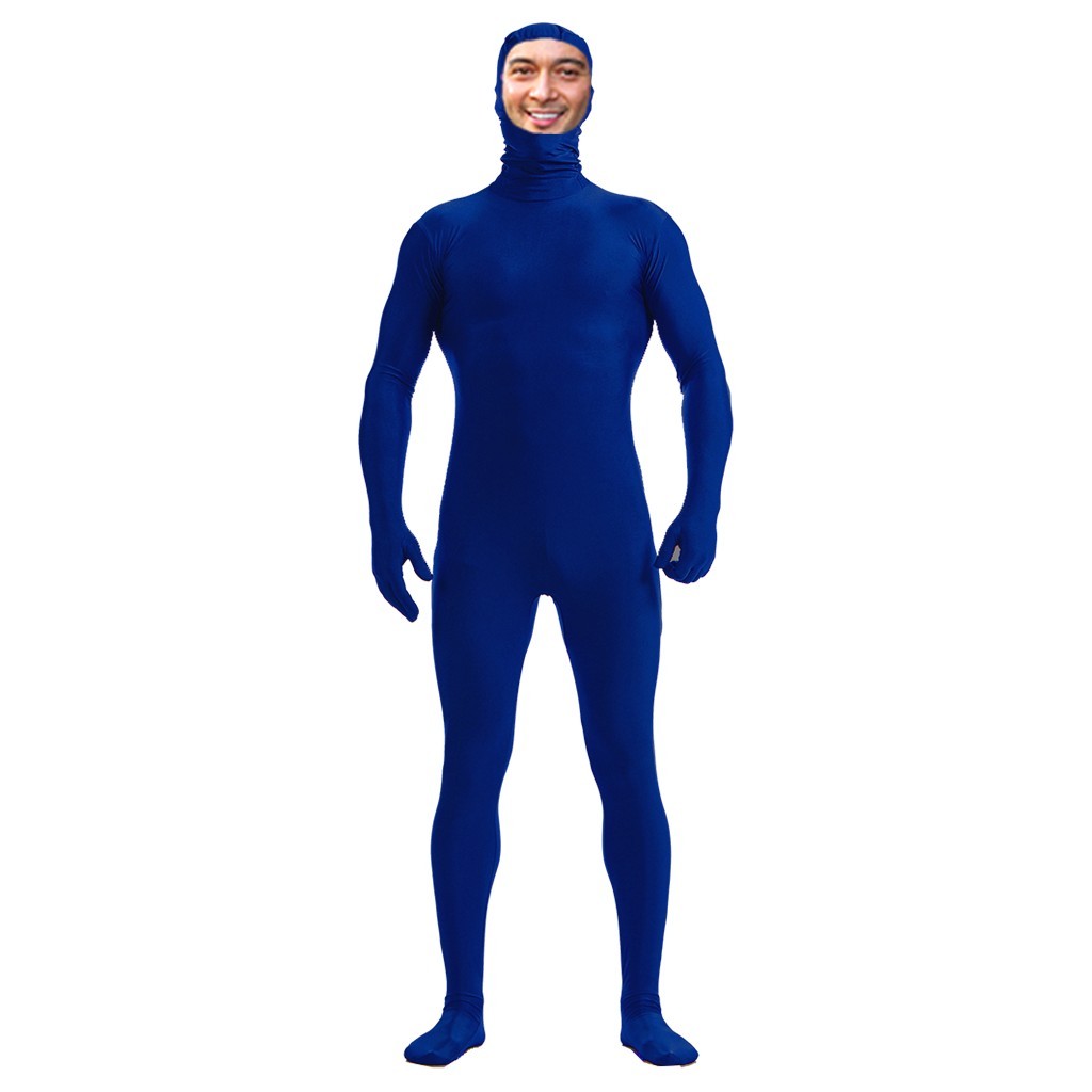 DH Zentai Suit Men’s Spandex Halloween Full Body Open Face Costume