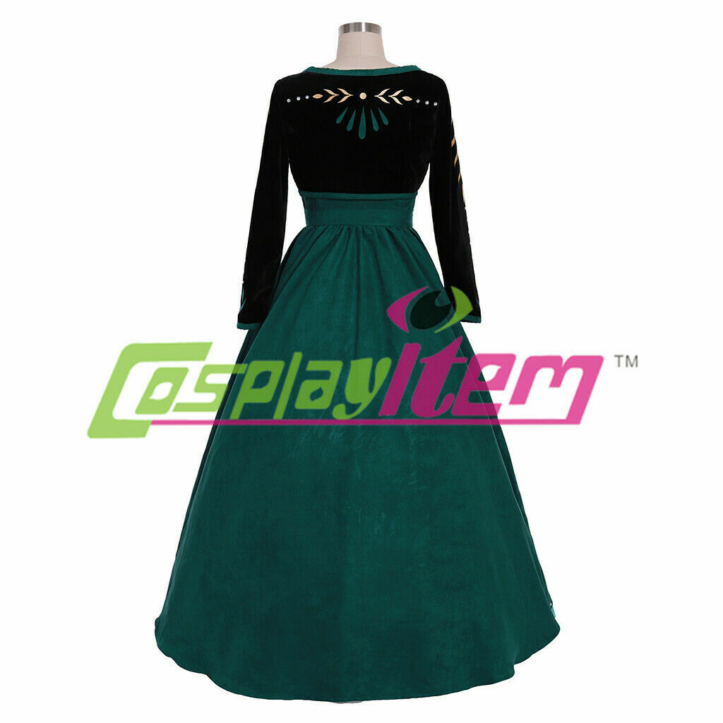princess dress cloak dress adult cosplay costume snow queen costume