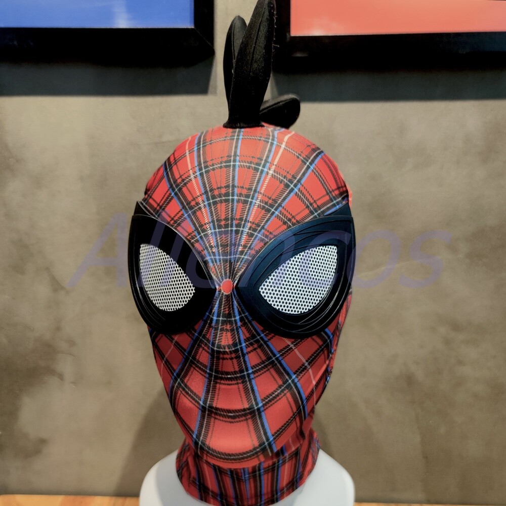 PS4 Spider-Punk Jumpsuit Spider-Man Costume Cosplay Suit For Kids Adult