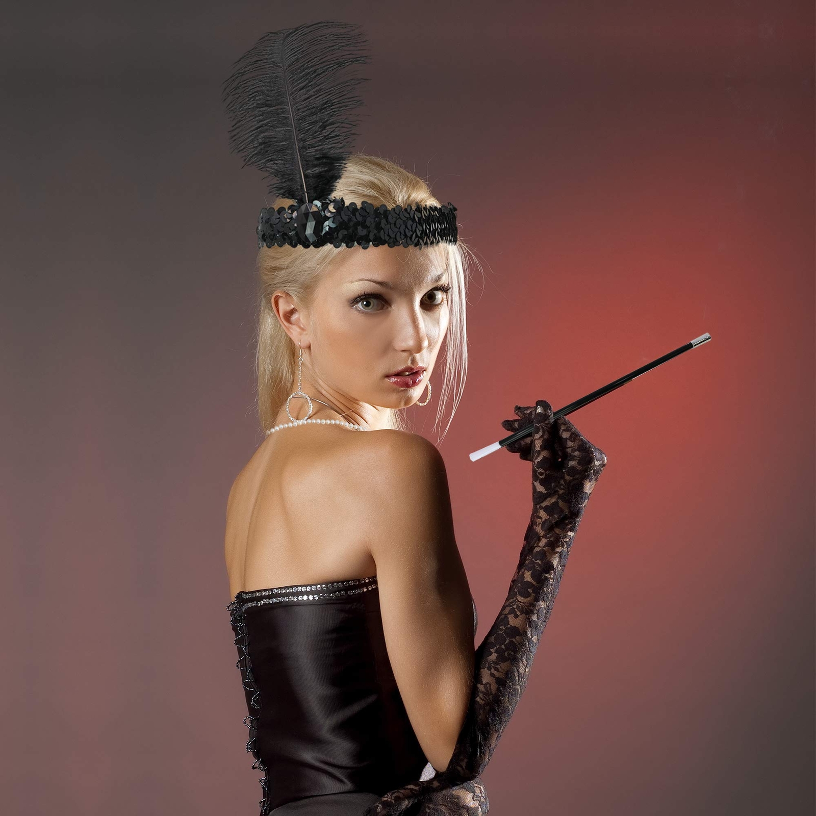 1920’s Flapper Accessory Set – Roaring 20’s Costume Accessories – 1 Set