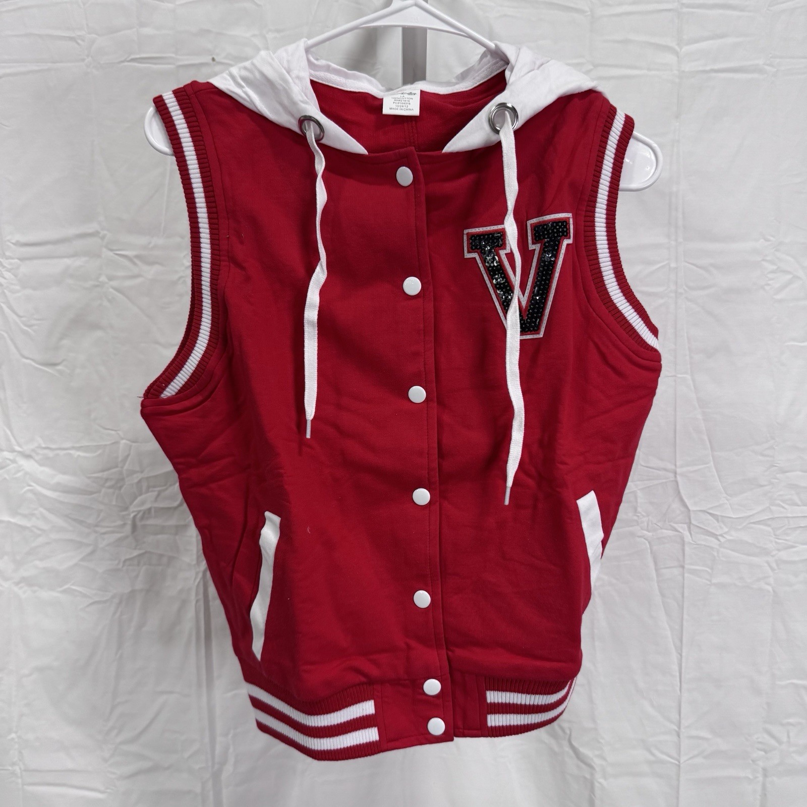 Costume Gallery Varsity Vest Red Size Small Adult