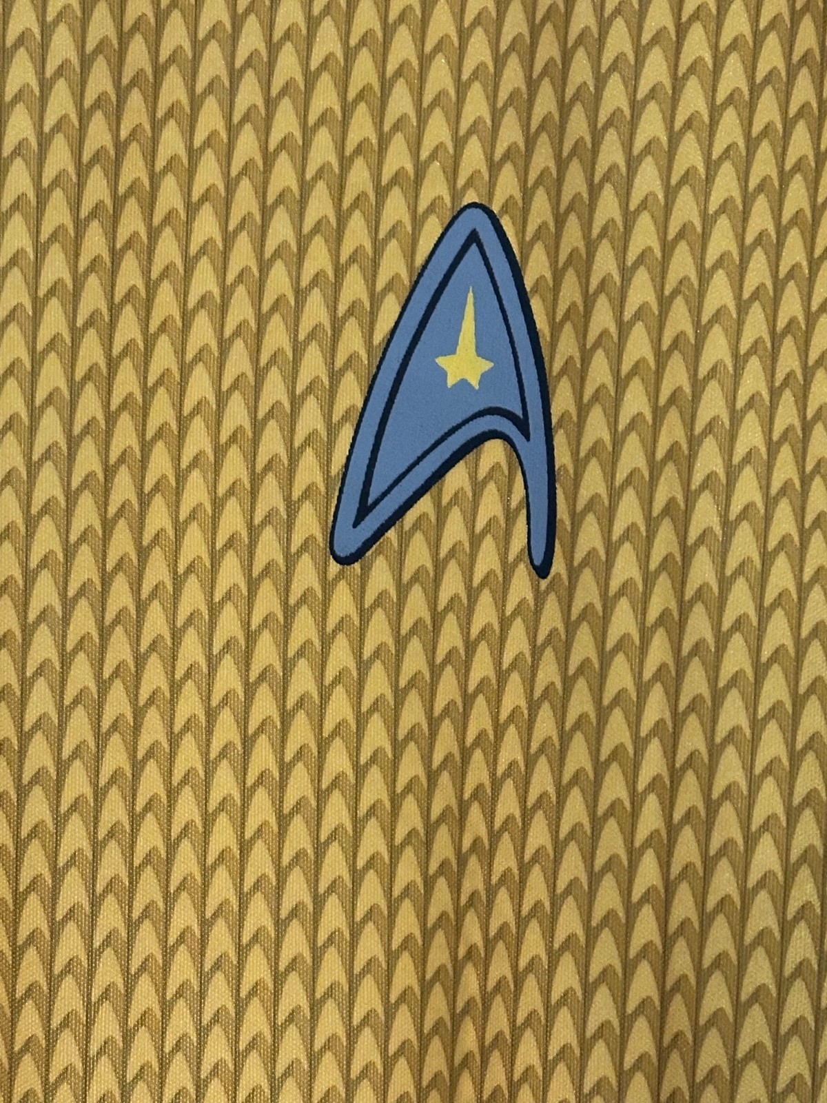 Star Trek Captain Kirk Adult Costume Shirt 2009 Paramount Studio Size X-Large