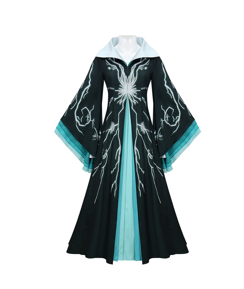 2025 Movie Wicked Cosplay Costume Madame Morrible Dress Women Robe