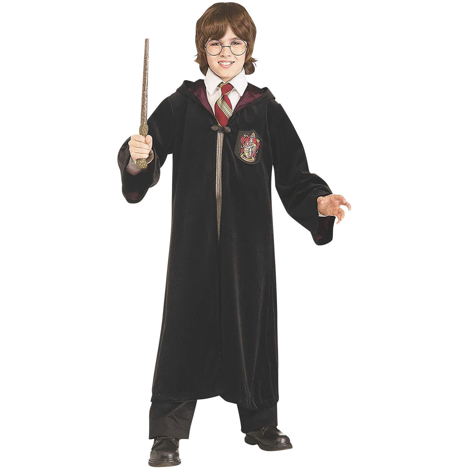 Harry Potter Velvet Gryffindor Robe Kids size M 8/10 Licensed Costume Rubie’s