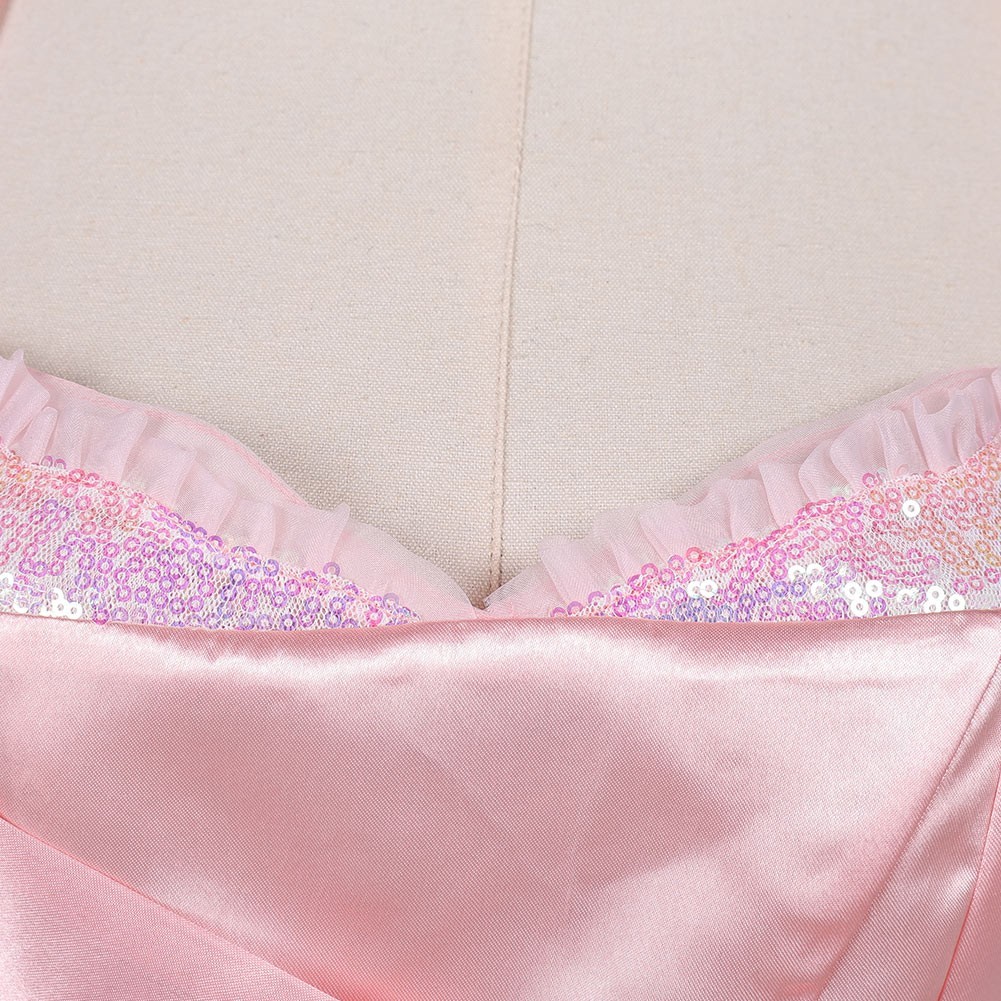 Wicked：For Good Glinda Pink Skirt Cosplay Costume Halloween Carnival Party Suit