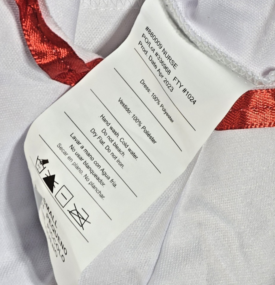 Child Small Nurse Costume Halloween Dress-up