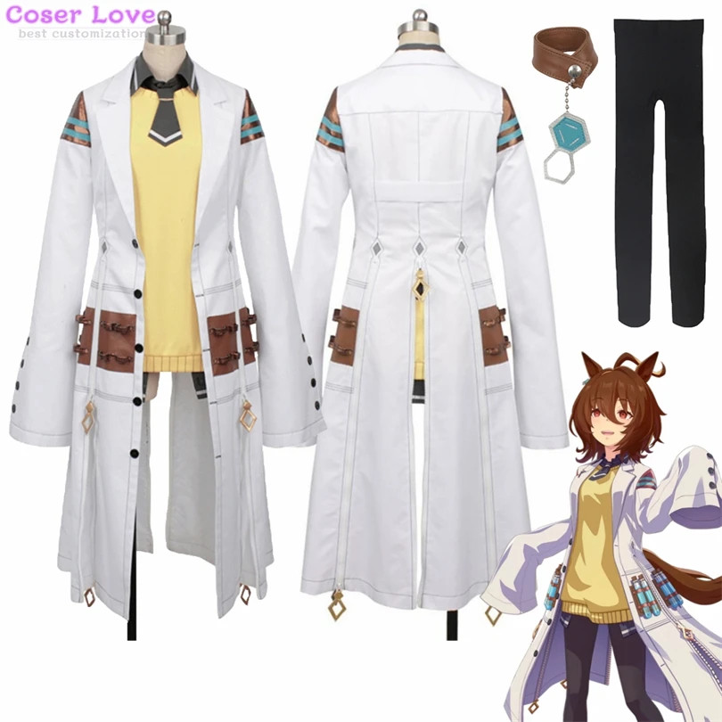 Anime Uma musume Agnes Tachyon Cosplay Costume Wig Comic Con Outfit