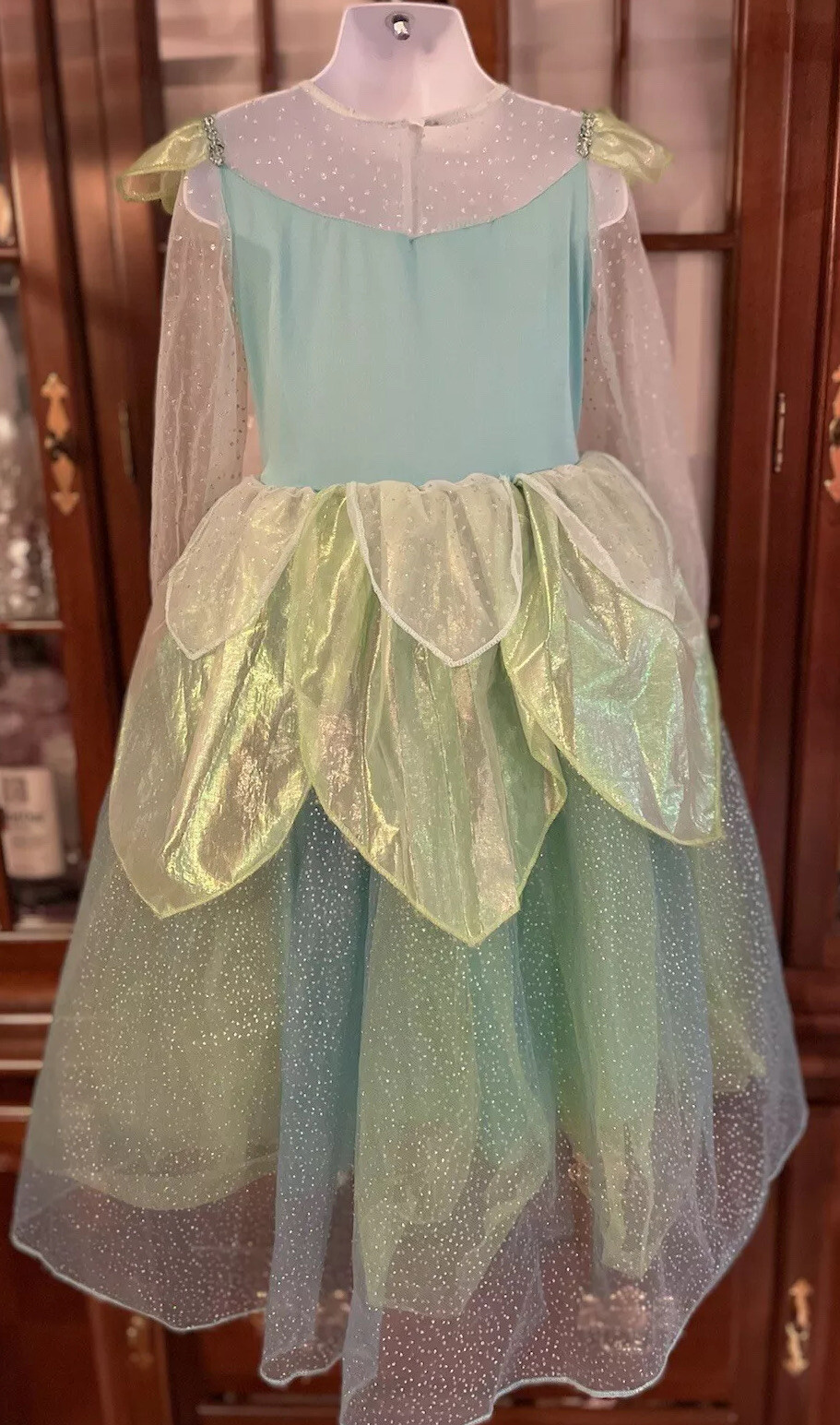 Disney Store Exclusive Size XS 4/5 Tinker Bell Deluxe Dress Up Costume 3pcs Set