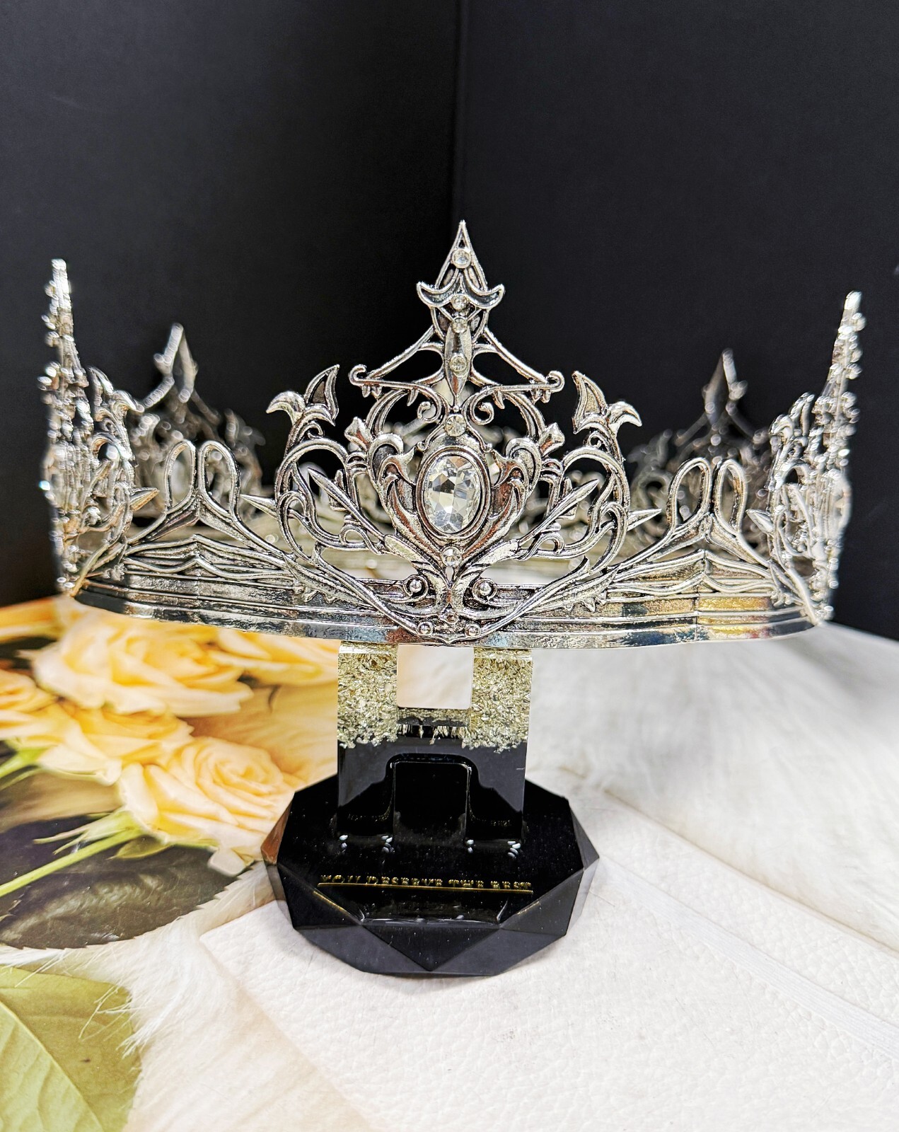 Groomsmen Headwear, Cosplay Silver Crown, Prince Party Crown. Theatrical Props