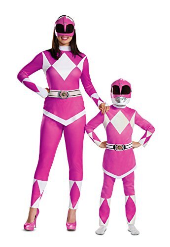 Pink Ranger Costume for Girls Official Power Rangers Jumpsuit with Mask Size …