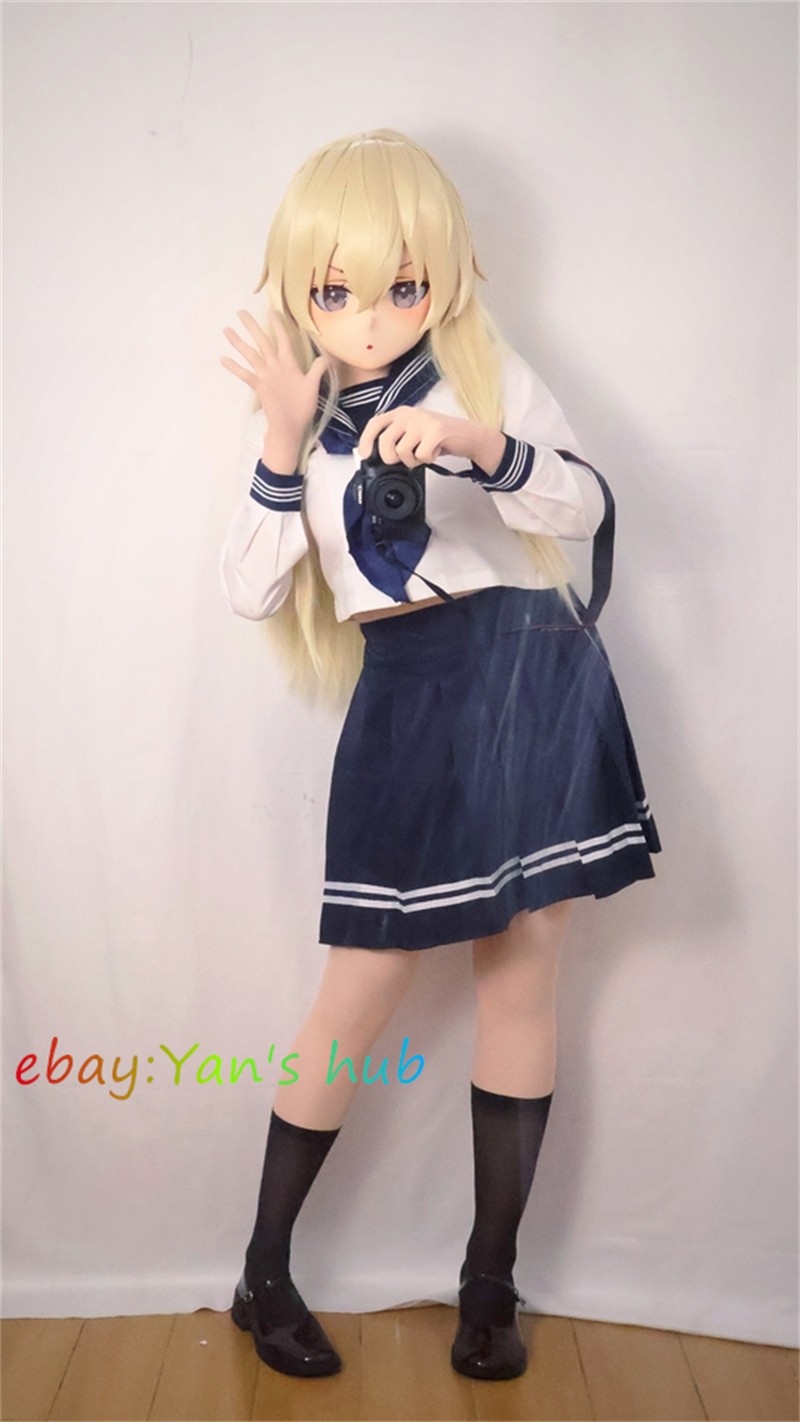 Pre-sale Shimakaze Kigurumi Head Shell Hard Wig Cosplay Prop