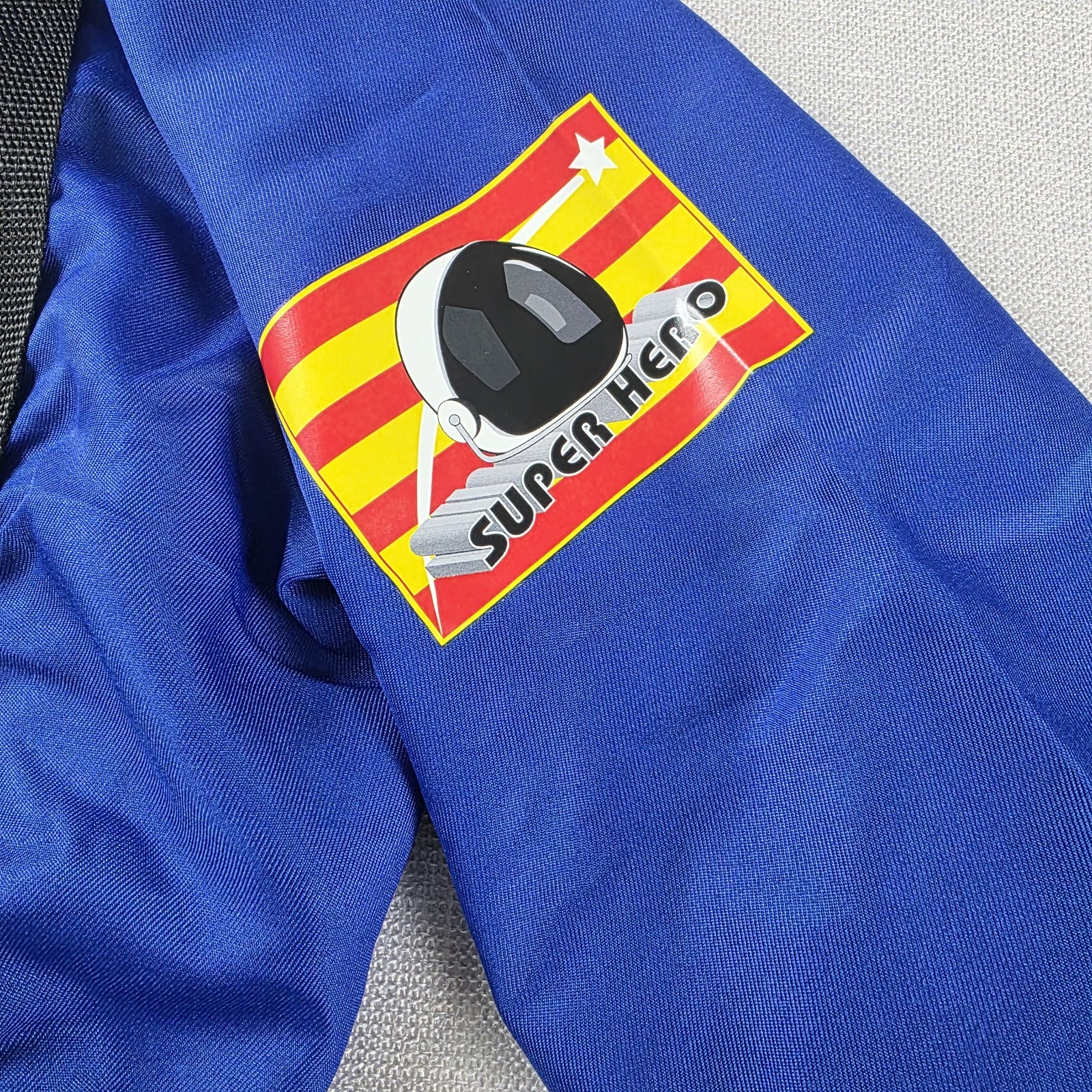 Blue Astronaut Flight Suit Costume Spaceman Halloween Jumpsuit Adult Size L Exc