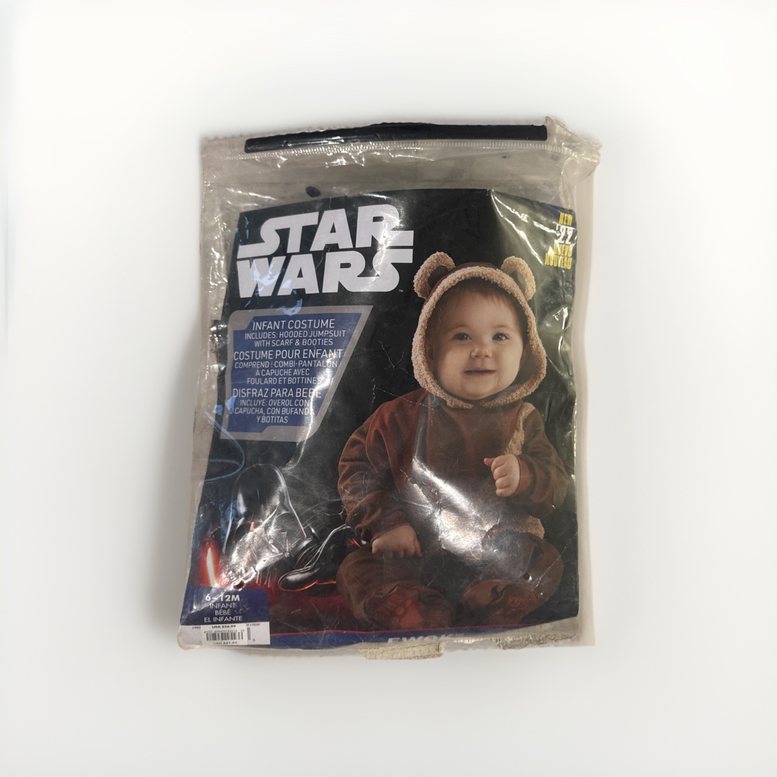 Jazwares Disney Star Wars Ewok Baby Halloween Costume Size 6 – 12 Months New