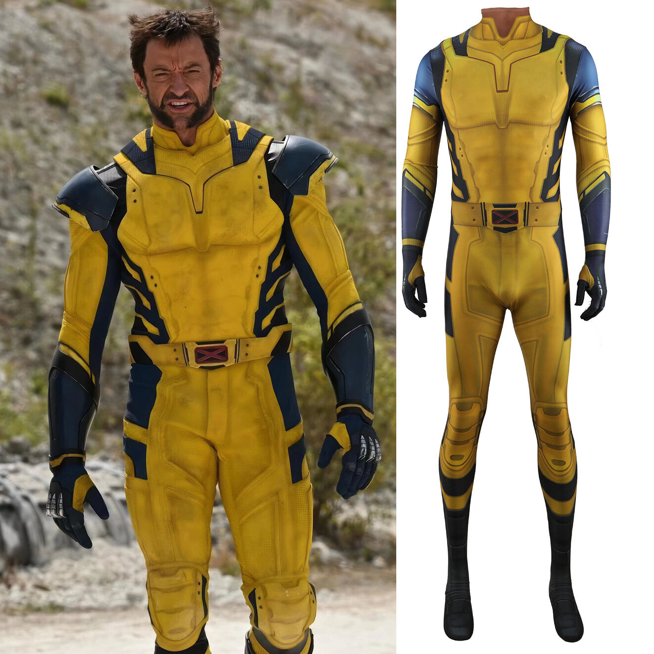 Wolverine Cosplay Jumpsuit Deadpool 3 Cos Bodysuit Adult Kids Halloween Costume