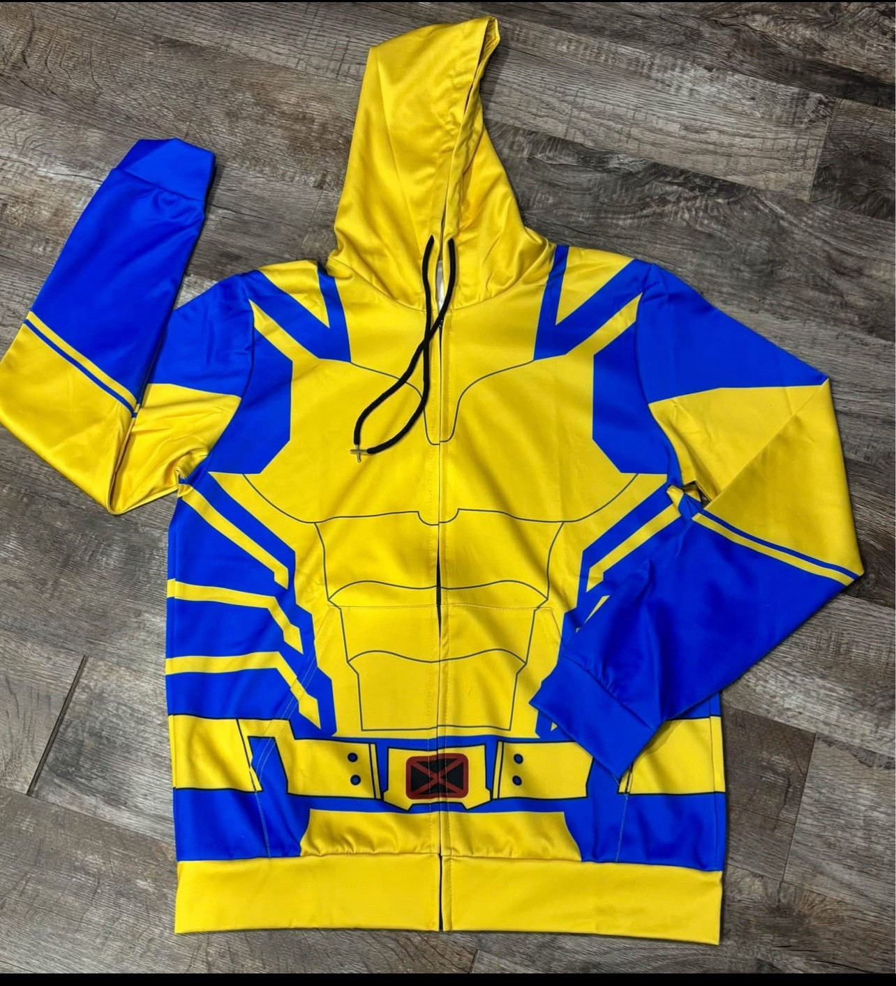 Deadpool 3 Cosplay Wolverine Zippered Hoodie Jacket Size Adult Small