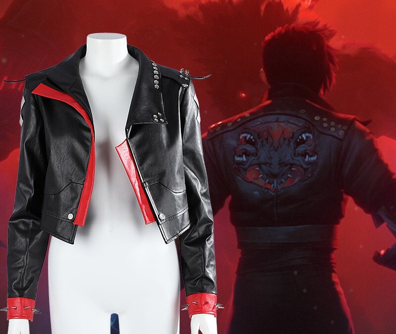 Arcane Season2 Vi Cosplay Jacket Women Leather Coat The Piltover Enforcer