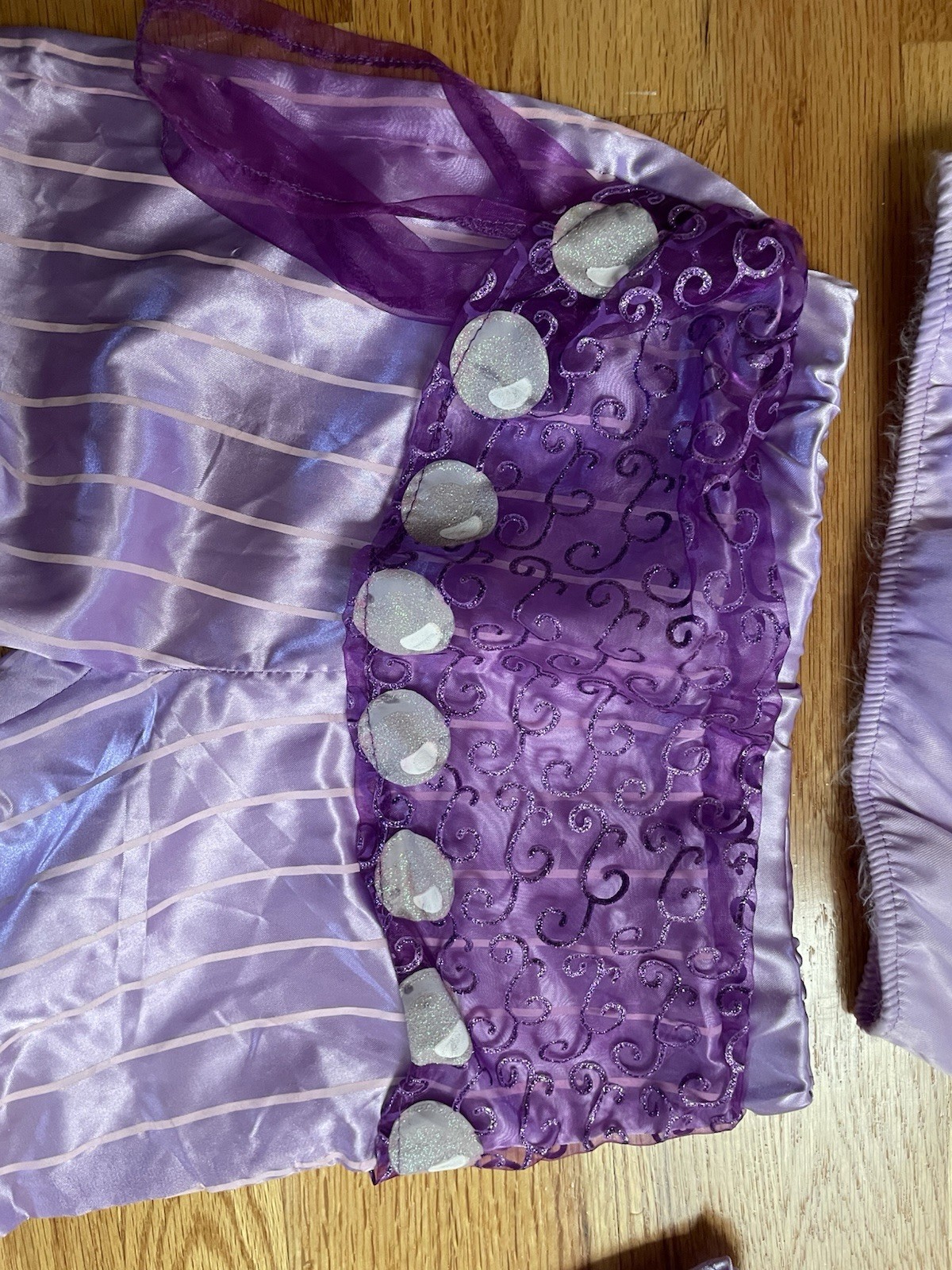 Nickelodeon Shimmer And Shine Purple Costume Child Size Small 4T – 6T Purple