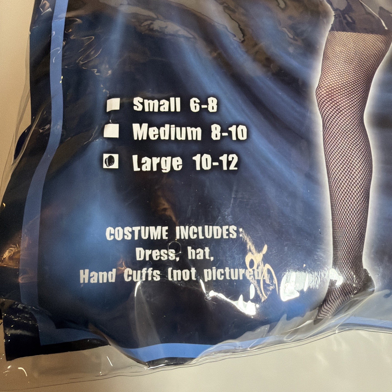 Sexy Rookie Police Officer Adult Costume Spirit Custom Large 10-12