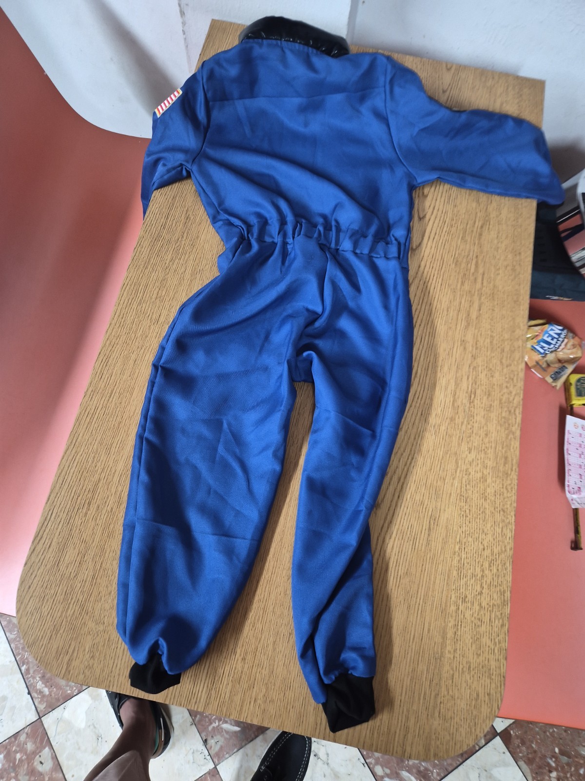 ReliBeauty Boys Girls Kids Astronaut Role Play Costume Blue NASA Sz Medium CH