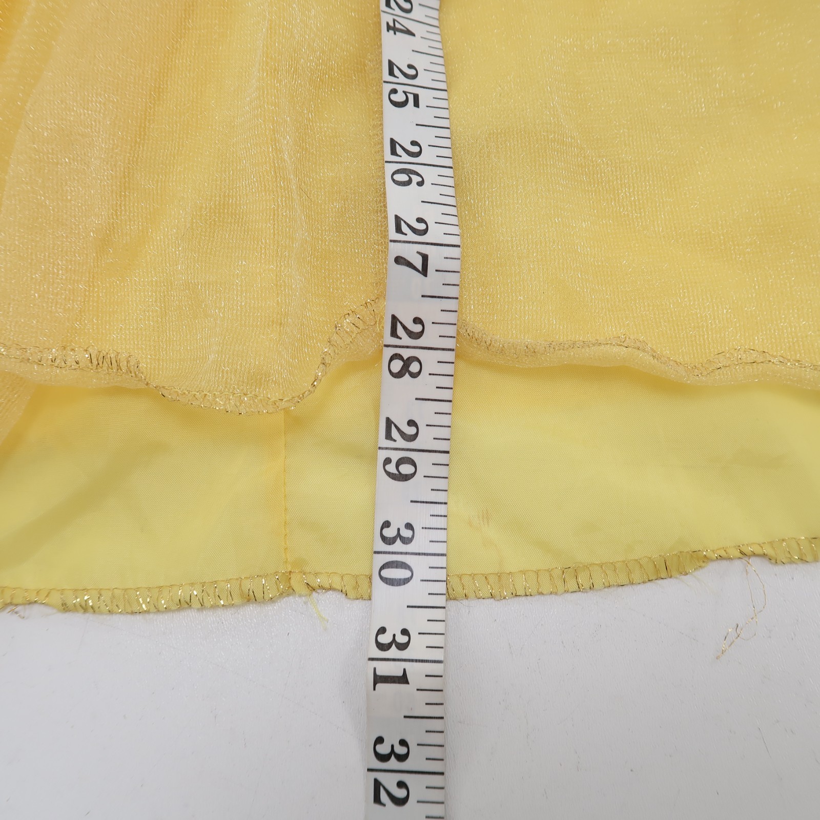 Disney Snow White Girls Costume Dress Up M 7-8 Blue Yellow Halloween Costplay