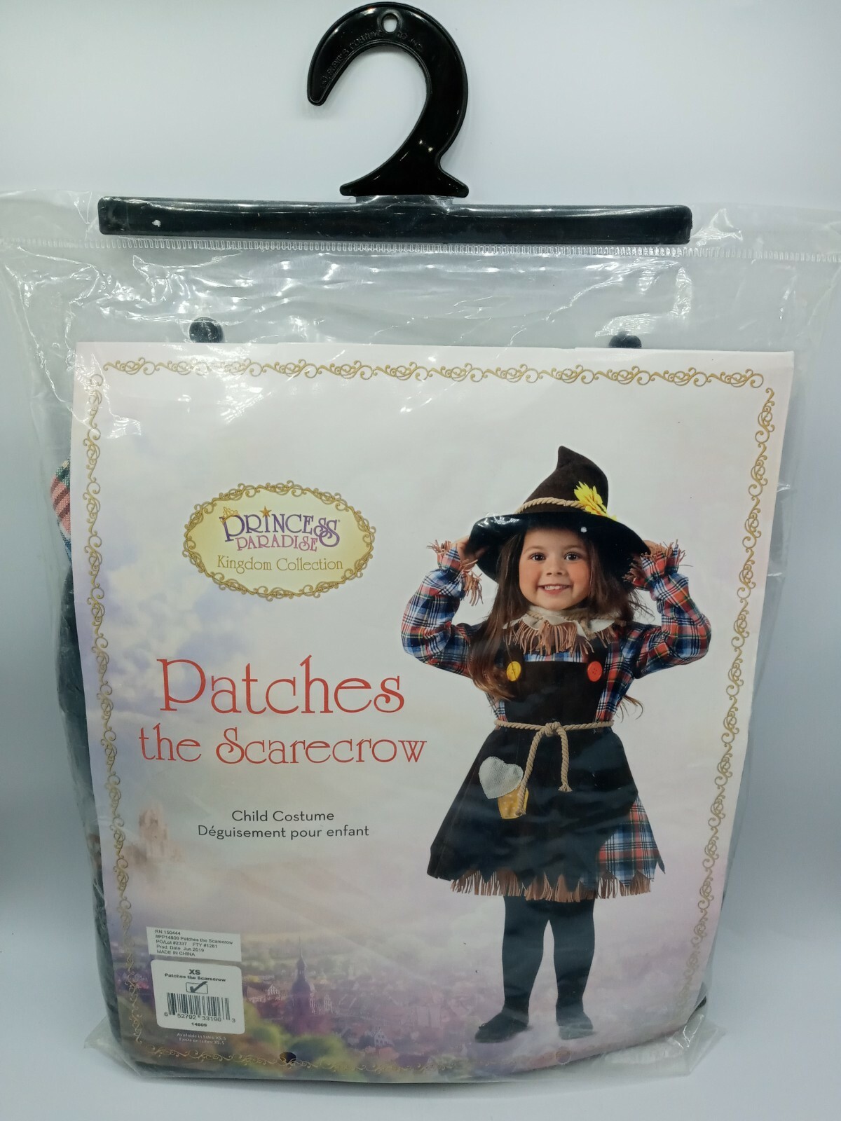 Princess Paradise Patches the Scarecrow Child Girls Halloween Costume Size XS