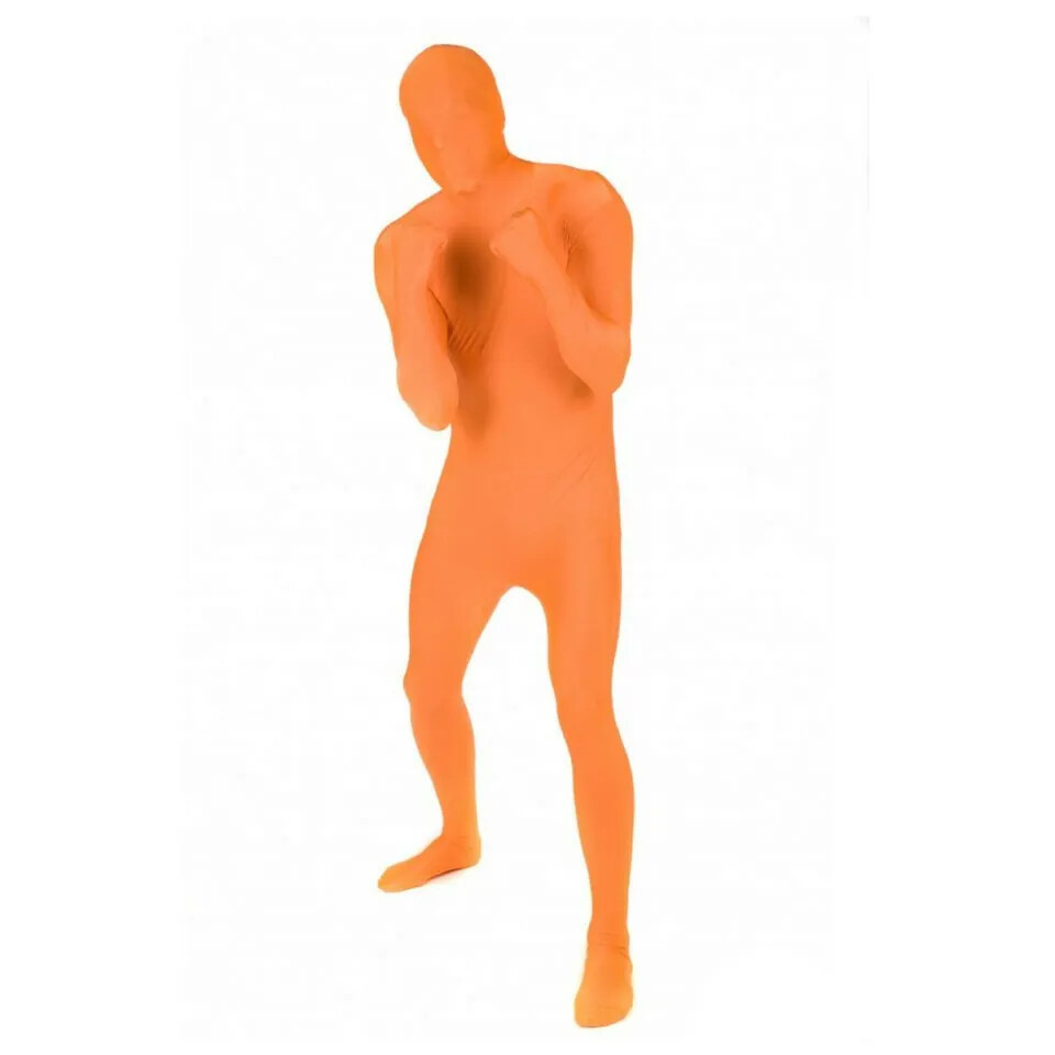 Orange Morphsuit M – XXL Men`s Women`s Skinsuit Zentai Suit Costume Halloween