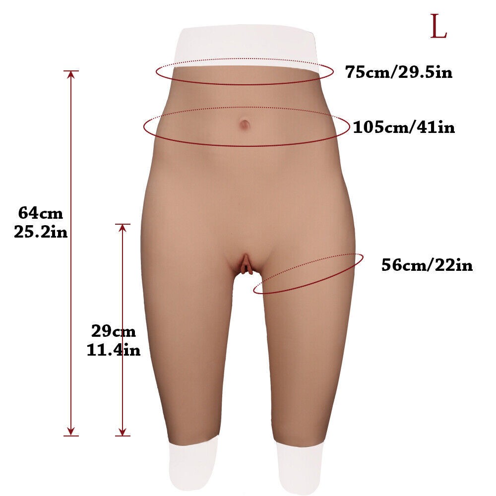 KnowU Transgender Silicone Oil-free Pants Shorts Realistic Vagine Hip Underwear