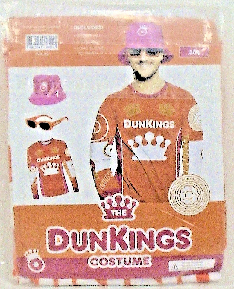 Limited Edition DUNKINGS HALLOWEEN COSTUME Size S/M The Dunkings Of Boston NEW