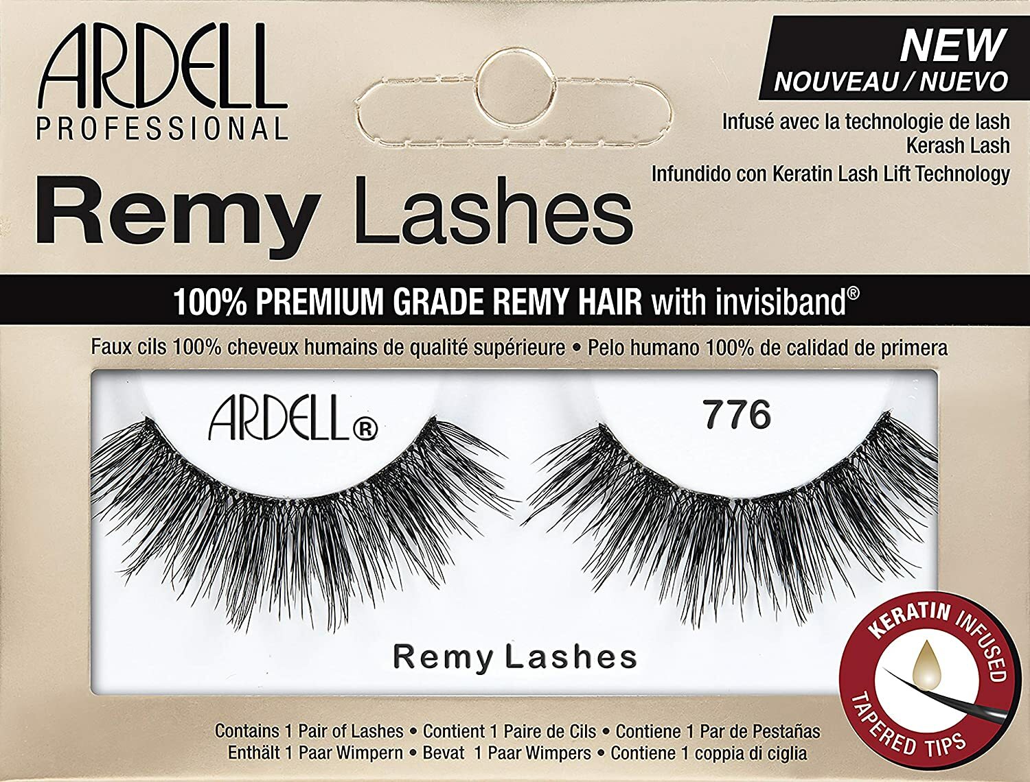 Ardell Remy Lash 776, Black, 1 Pair