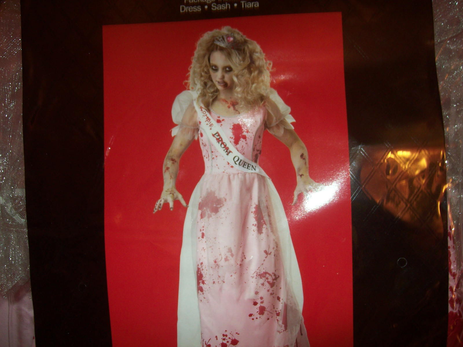 Teen Girl / Women’s (Junior Size) Prom Zombie 3 Piece Costume Size 7-9 NIB $40