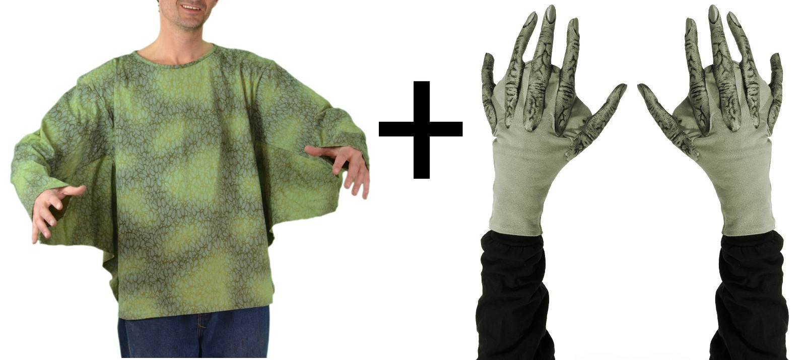 Costume Combo – Zagone Studios “Webbed Alien Hands” + “Deep Sea Creature Shirt”