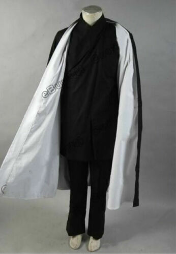 NEW Tron: Legacy Kevin Flynn Black Uniform Cosplay Costume
