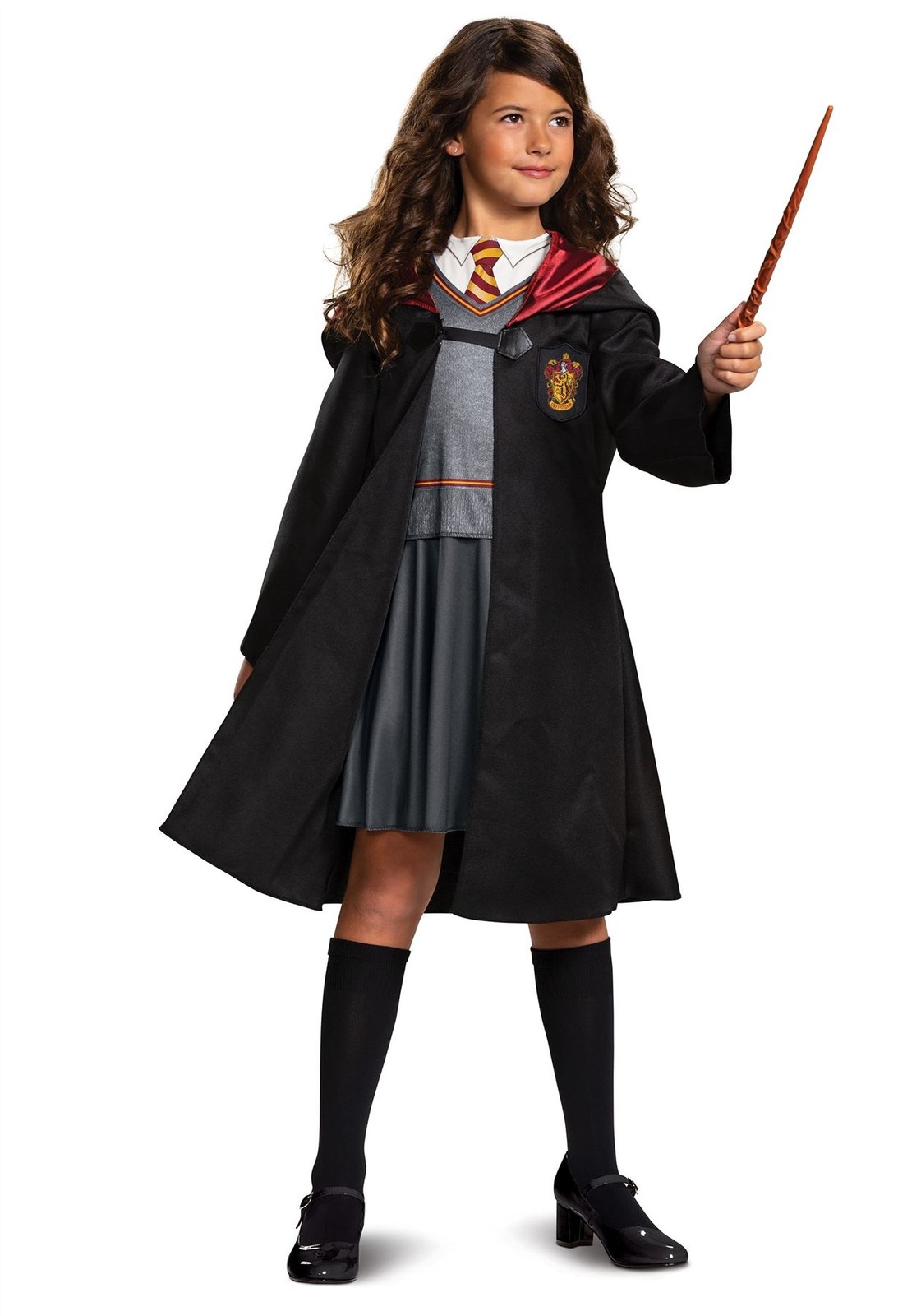 Kids Harry Potter Hermione Granger Costume Dress w/ Attached Robe M 7-8