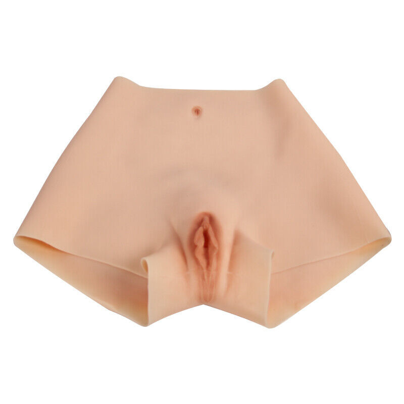 Silicone Short Panty Thicken Hip Underwear Vagina Pant For Transgender Cosplay